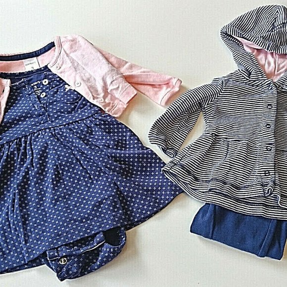 Carters Baby Girl Set of 4